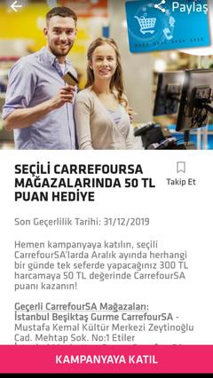 Axess mobil , Zibuzu ve Carrefour kombosu ayın ikinci kombosu