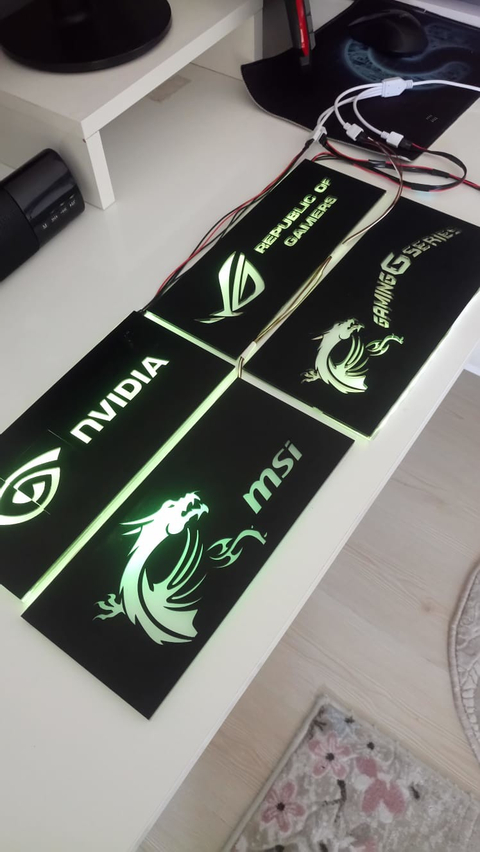 Özel yapım Ekran Kartı Backplate