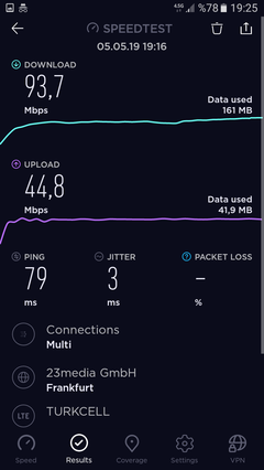 TÜM OPERATÖRLER 4,5G HIZ TESTİ [ANA KONU] 5G YE DOĞRU ADIM ADIM