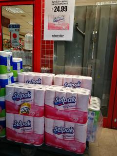 Selpak Parfümlü 24 lü tuvalet kağıdı 25 TL Şekerciler Market