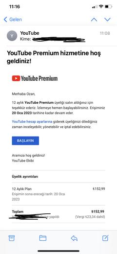 YouTube Premium yıllık abonelik seçeneği geldi