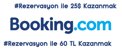 Booking.com 50 $'a kadar %50 indirim