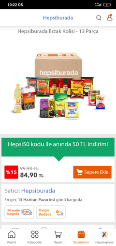 [BİTTİ] Hepsiburada | İlk Alışveriş 150/50 İndirim