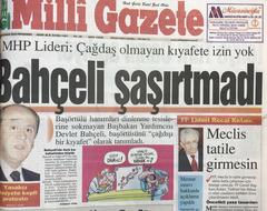 Başörtüsü düşmanı Bahçeli ! 