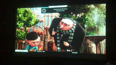 Acer K330 Led Projeksiyon-DIY MDF Projeksiyon Perdesi-Htpc Kurulumu