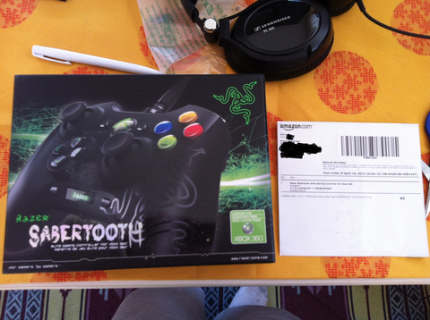 Satılık Razer Sabertooth Elite Gaming Controller for Xbox 360 PC İçin