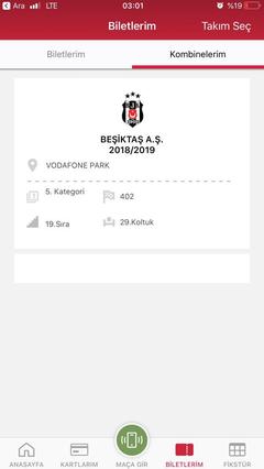 Beşiktaş Kombine ve Bilet Devretme [Ana Konu]