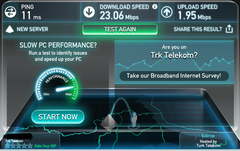  Sonunda Vdsl aktif edildi