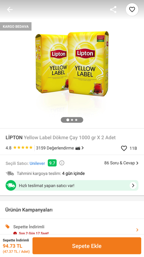 KARADENİZ ve RİZE DÖKME SİYAH TÜRK ÇAYI FIRSATLARI / KAMPANYALARI