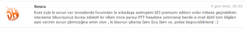 SATILIK ORİGİN HESABI (SİMCİTY)