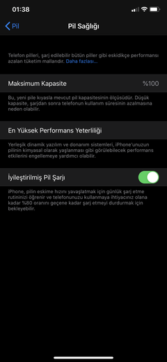 iPhone 11 Pil Sağlığı Durumlarınız Nedir ?