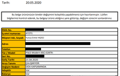 HepsiBurada değişim raporu olan cihazı değiştirmiyor