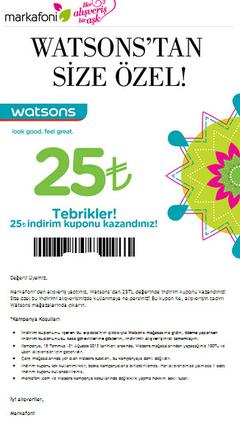  watsons mağazalarında 1-7agustos arası tüm makyaj malzemeleri %50 indirimde !