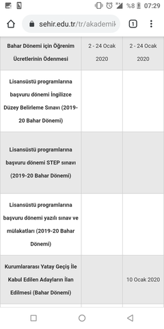 Hazirlik sinifindan merkezi yatay geçiş