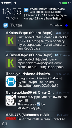  ~ iOS 7 - 7.1.2 Jailbreak ÇIKTI !!! ~ (JB Yapımı, Repo, Tweak ve SSS)