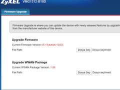 Zyxel VMG1312-B10D Firmware güncelleme (2019 global yeni yazılım çıktı )