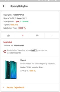 Redmi Note 8 Pro 1088 TL - Trendyol