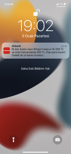 Bitti - İlk Kez Akbanklı Olup K.K. Alana 500(%20)+250(500)