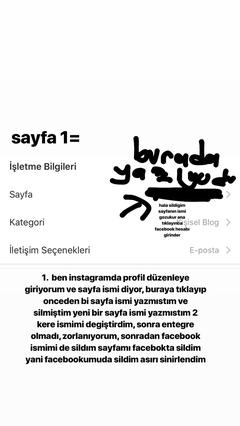 İnstagram İsletme hesabımın ismini değiltirdim şimdi facebookla entegre edemiyorum