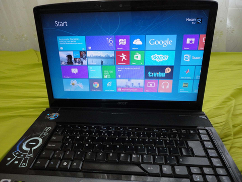 SATILIK Acer ASPIRE 6935G | Core 2 Duo 2.0Ghz | 4GB DDR3 | 320GB HDD | 1.7Gb Ekran Kartı