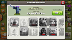  SATILIK CLASH Hesabı 88 lvl 85 TL Th9 herşey full