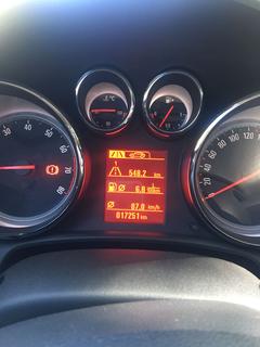 Opel Astra J HB 1.6 115hp Uzun Yol Yakıt Tüketim Verileri