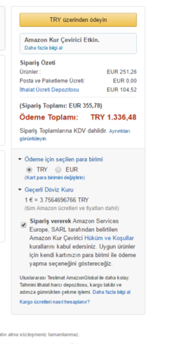  Amazon.de kullanılmış - yeni gibi ürün