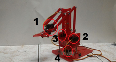 Bitirme projesi / ESP8266 Modülü ile Robot Kol