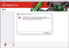  Solidworks Kurulum Hatası (Yardım)