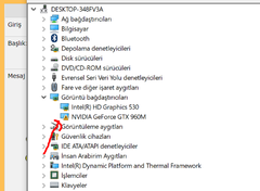 NVIDIA Geforce GTX 960M'de yaşadığım ilginç sorun.