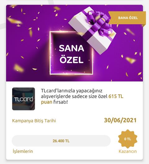 Yapı Kredi TL Kart Sana Özel