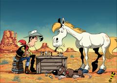  Tenten vs Lucky Luke namı diğer Red Kit