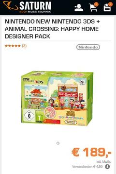  New 3DS Animal Crossing Happy Home Designer Edition Sıfır