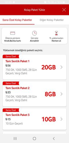 Vodafone kolay paket 6 ayı dolduran var mi?