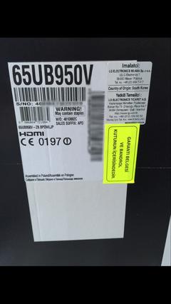  LG 65UB950v 4k ekran sorunu(çözüldü)