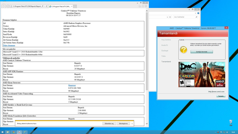 AMD Driver sorunsalı