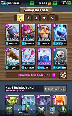  coc ve clash royale satılık