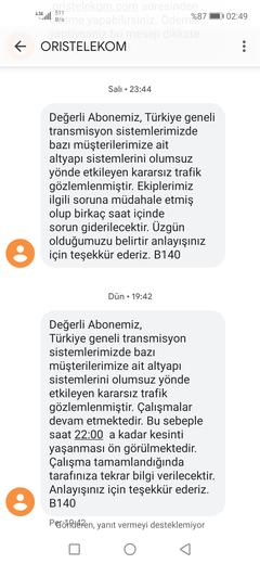 Salıdan beri devam eden İnternet sıkıntısı