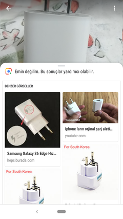 Google, Lens'i görsel aramaya entegre etti