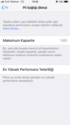 Pil Sağlığımızı paylaşıyoruz (iOS 11.3)