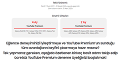 Youtube premium  ucretsiz 3-4 ay deneme