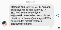 Turknet Pişmanlıktır. Arıza Kaydı 15 Gün Oldu. Halen Devam Ediyor.