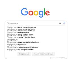 Google Türkiye yaşlara göre did you mean