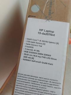 HP İ5 10210u 8gb Ram Mx110 ---4864 TL Amazon