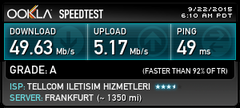  50Mbit superonline ping sorunu