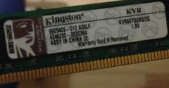  Kingston DDR2 667mhz Ram sorunsalı
