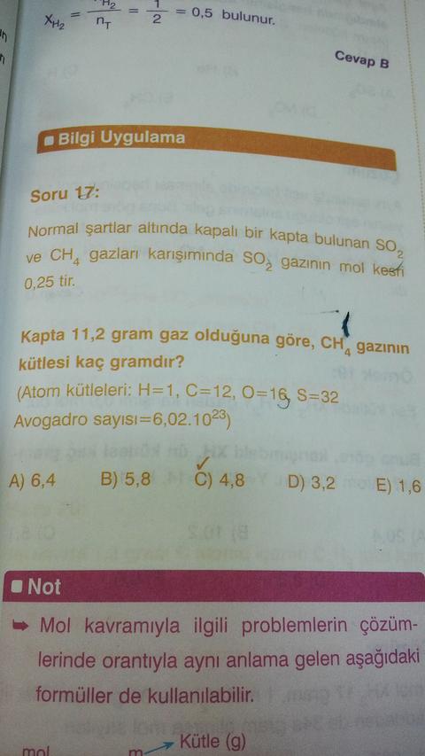 Kimyasal Hesaplamala Sorulari