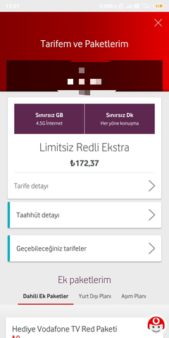 Vodafone Limitsiz Tarifeler! (ANA KONU)