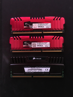 SATILIK 4x2 GSKILL 8GB 1600mhz DDR3 - CORSAİR VENGEANCE 8GB 1600mhz DDR3