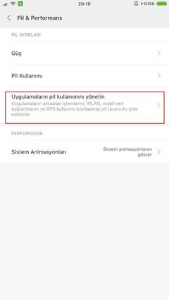 MIUI Bildirimler için izin ayarları (V7-8-9)